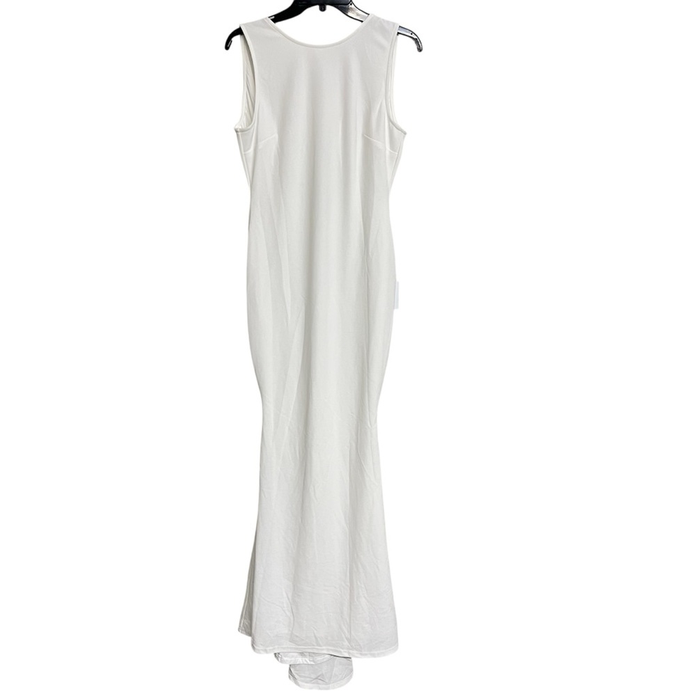 New Lulus‎ Bridal Va Va Voom Backless Seamless Mermaid Maxi Dress Wedding